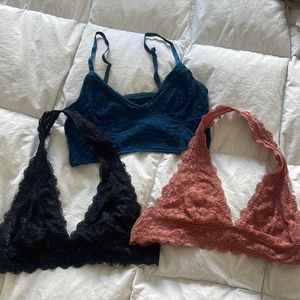 Free people bralette bundle!!